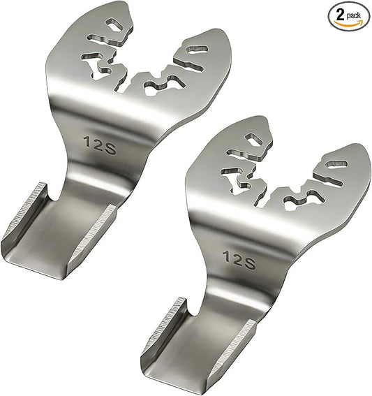 Multi Tool Cold Knife Blade,Windshield Knife Blades Car Windshield Removal Tool for Removing Caulk, Sealants and Auto Glass Glue Window Seal (2-Pack)