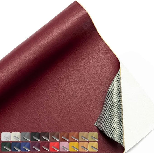 20 X 54 Inch Large Leather Repair Patch, Self Adhesive Waterproof Leather Tape for Furniture, Vinyl Upholstery Repair Sticker Kit for Couch, Car Seats, Sofa & Bags
