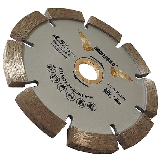 4-1/2 inch Tuck Point Diamond Blade with 0.250" Width 7/8"-5/8" Arbor for Mortar Removal, Grout Repair and Cleaning of Concrete