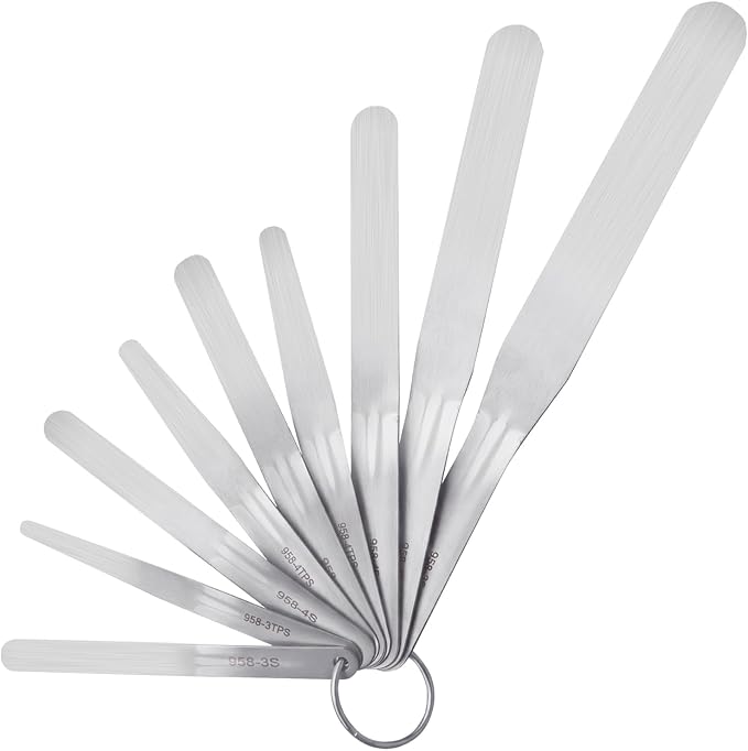 Professional Caulking Spatula Set, 9-Piece Stainless Steel Caulk Finishing Tools, Streamline Spatulas for Bathroom Sink, Bathtub, Tile Sealant Application