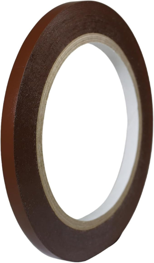 GGR SUPPLIES T.R.U. CVT-536 Brown Vinyl Pinstriping Dance Floor Tape: 1/4 in. Wide x 36 yds. Several Colors