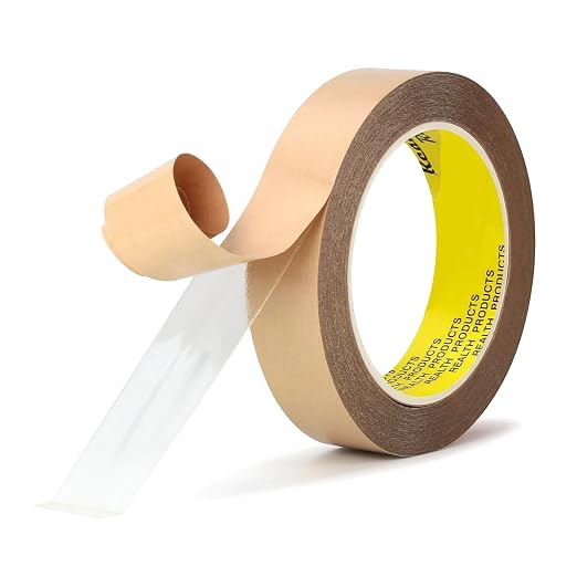 Realth 300LSE Double Sided Tape 1" x 50 Ft Strong Adhesive 9495 Transparent | Leather Work Phone Repair Battery Replacement Craft LED Strip Light Office Home Car Deco