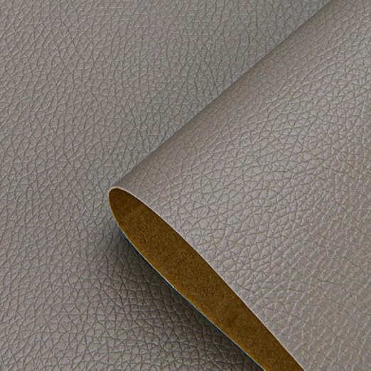 Gray Leather Repair Patch Tape, 39.4 x 54 Inches Large Self-Adhesive Leather Repair Kit for Furniture, Car Seats, Vinyl Leather, Couches, Sofa, Chairs