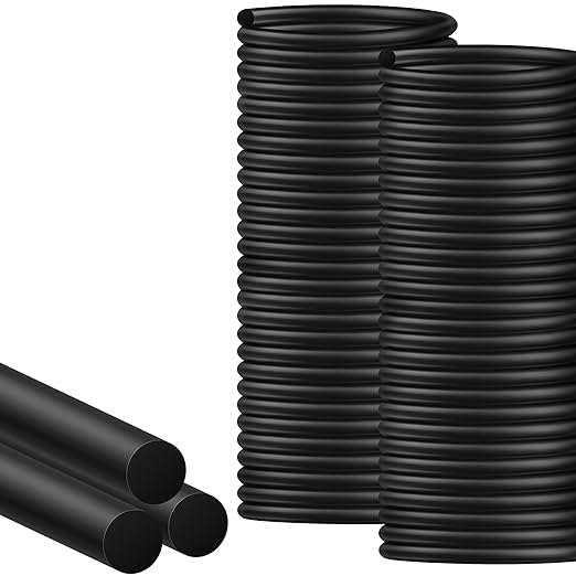 MYFAMIREA 20FT Backer Rod 1/8 Inch EPDM Rubber Caulk Saver Weather Strip Seal Concrete Expansion Joint Filler for Gaps and Joints, Black