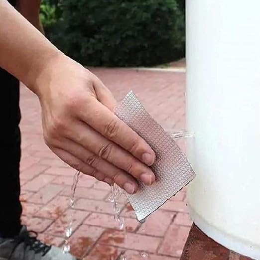 ADHES Butyl Tape Waterproof Tape Aluminum Foil Tape Sealant Tape 4in x 16ft for RV Repair, Window, Boat and Pipe Sealing, Glass & EDPM Rubber Roof Patching, 12ROLLS(Model:RAY100-2,Glue Color:Grey)