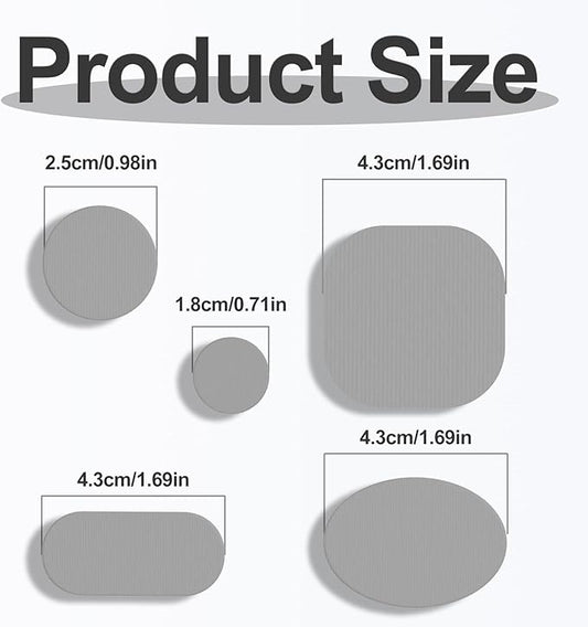 Self-Adhesive Nylon Patches Tent Repair Kit – Outdoor Gear Tenacious Repair Tape, Waterproof Fabric Patches for Clothes, Tent, Down Jacket, Backpack (45pcs, Dark Grey