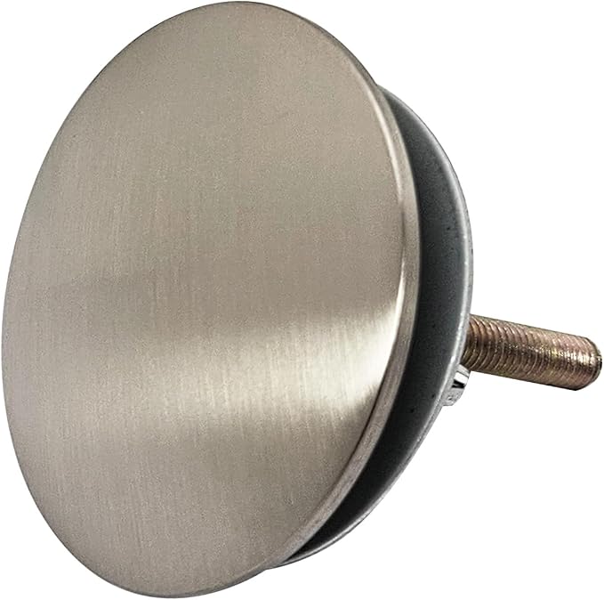 Westbrass D202-07 2" Kitchen Sink Hole Cover, Satin Nickel (2-Pack)