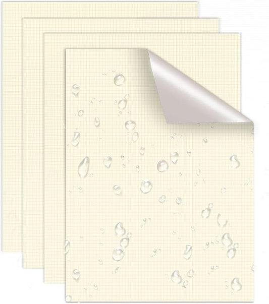 Waterproof Nylon Fabric Repair Tape Tent Repair Kit, 4pcs Outdoor Gear Tenacious Fix Tape, Self-Adhesive Fabric Patches for Clothes, Down Puffer Jacket, Tent, Sleeping Bag, Backpack, White