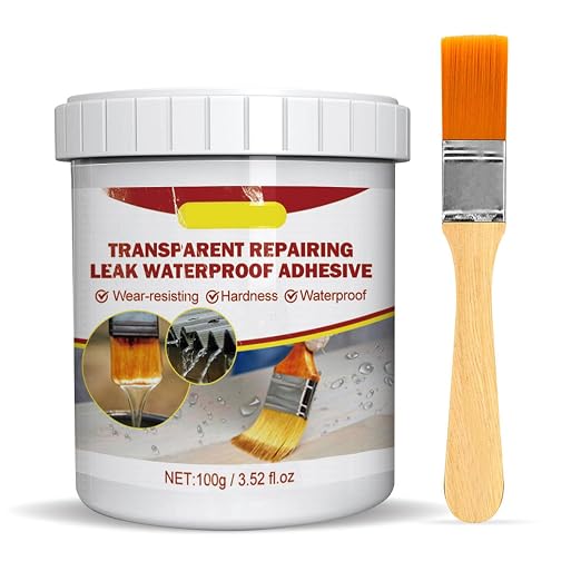 Leak Repair Coating Waterproof Glue, Efficient Leak Prevention, Flexible Waterproof Adhesive, Suitable for Seam Seepage, Window Sill Seepage, Bathroom Seepage, Roof Seepage