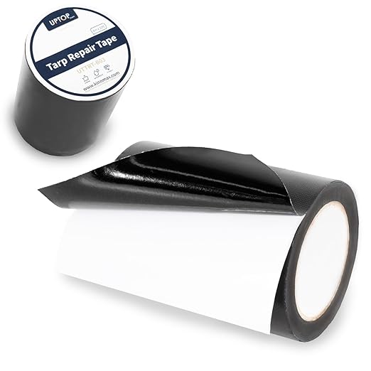 UPTOP Duct Tape 6Inch×20FT Ideal for Camping, RV, Marine Home Repair,Bonds to Metal, Plastic, Wood, Canvas, Vinyl, Nylon, Leather