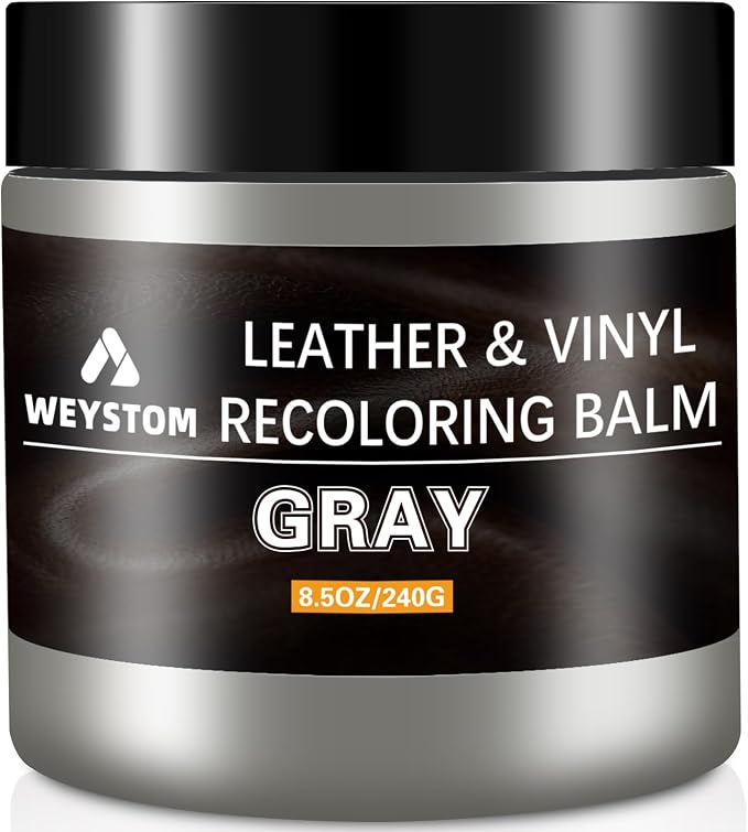 Leather Recoloring Balm, Color Restorer Conditioner, Leather Dye for Furniture, Couch Paint and Repair, Scratch Remover, Leather Color for Couches, Leather Repair Kits
