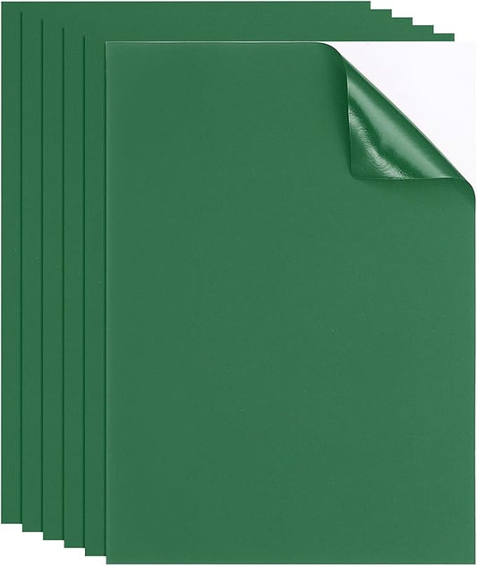 PATIKIL Nylon Repair Patch 8 x 6 Inch, 6pcs Self-Adhesive Down Jacket Repair Patches Waterproof Fabric Repairing Tape for Tents Sleeping Bag Outdoor Camping Gear, Green
