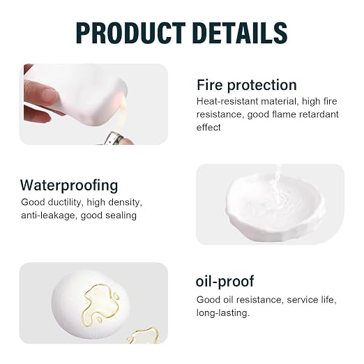 New Type Waterproof Sealant Mastic, 2025 Waterproof Repair Sealing Clay, Quick Mending Mud for Drain Connection, Air Conditioning Hole, Wall Gaps Filler (3pcs, 30g)