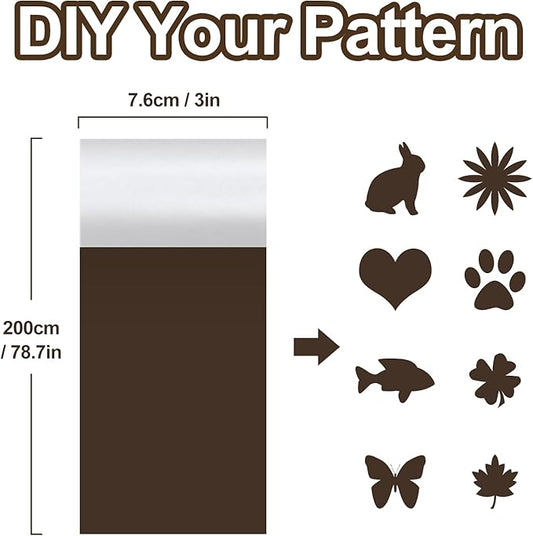 Waterproof Fabric Repair Tape Tent Repair Kit - Outdoor Gear Tenacious Fix Tape Self Adhesive Nylon Patches for Clothes, Tent, Down Jacket, Backpack (78.8 x 3 Inches, Dark Coffee