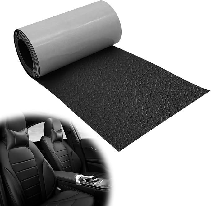 Black Self-Adhesive Leather Repair Patch Leather Repair Tape for Furniture 4x63 Excellent Adhesion Leather Repair Patch Self Adhesive for Car Seat Couch Motorcycle Seat