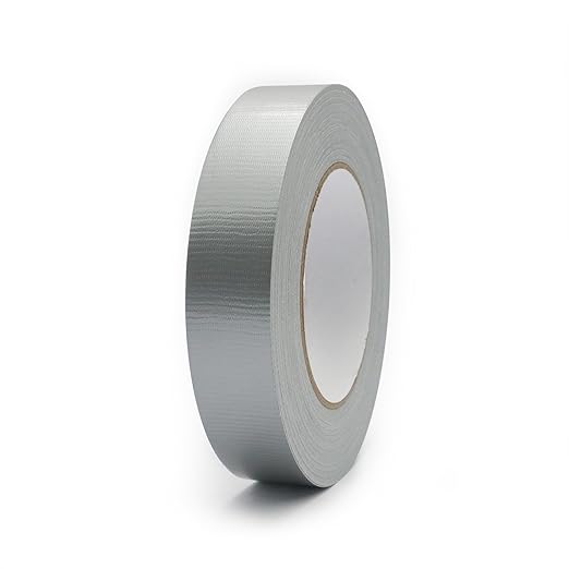 Duct Tape 1 Inch X 44 Yards, 8.5 mil Thickness, Heavy Duty Silver Grey Duct Tape, No Residue, Waterproof, Tear by Hand for Repairs, Industrial, Professional Use