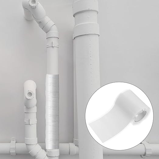 Waterproof Self-fusing Plumbing Tape 5cm Width 1m Length, 1mm Thick Silicone Rubber Hose Repair Sealant Tape for Leakproof Pipe and Hose Emergency Repair