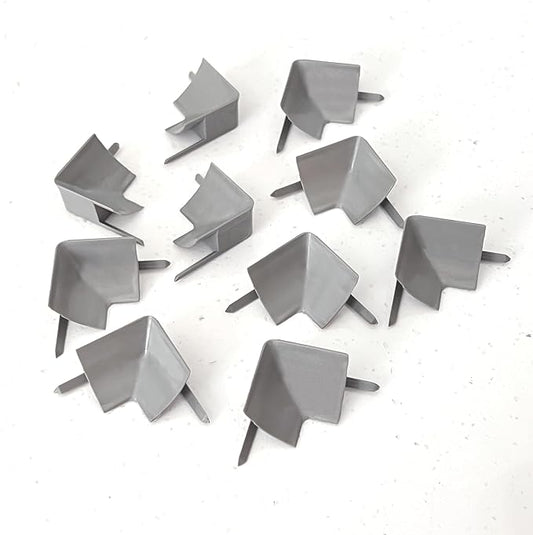 InstaTrim Inside Corners - 10 Gray 1/2" Wide Trim Inside Corner Pieces - Trim for Inside Corners - Paintable