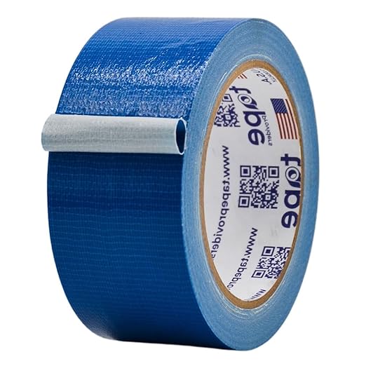 MAT Duct Tape Dark Blue Industrial Grade, 2 inch x 60 ft. Waterproof, UV Resistant for Crafts, Home Improvement, Repairs, & Projects