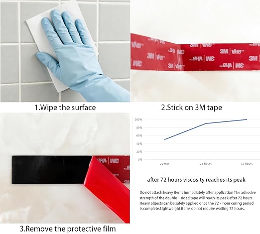 3M Double Sided Acrylic Foam Tape 0.5 Inch Heavy Duty Mounting Tape Waterproof Weather Resistant for Deck Fence Repair Treated Lumber Indoor Outdoor Use