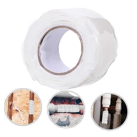 Pipe Sealing Tape Rubberized Repair Tape for Leaks Meters Long Wide Flexible Sealant for Plumbing Outdoor Use Easy to Apply Leak Stop Tape