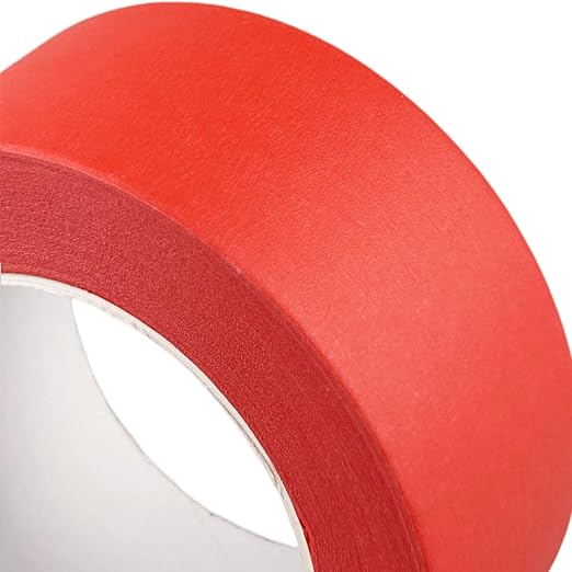 Red Wide Masking Tape, 3 Inch X 55 Yards | Red Painters Tape
