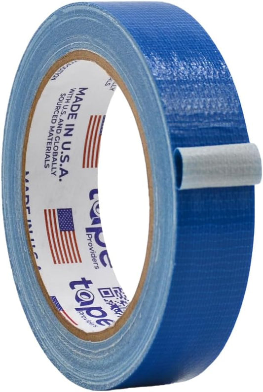 WOD DTC10 Advanced Strength Industrial Grade Dark Blue Duct Tape, 1 inch x 60 ft. Waterproof, UV Resistant For Crafts & Home Improvement