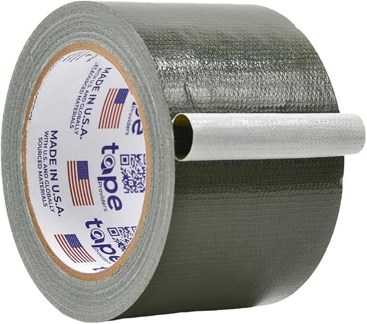 WOD DTC10 Advanced Strength Industrial Grade Olive Drab Duct Tape, 3 inch x 60 ft. Waterproof, UV Resistant For Crafts & Home Improvement