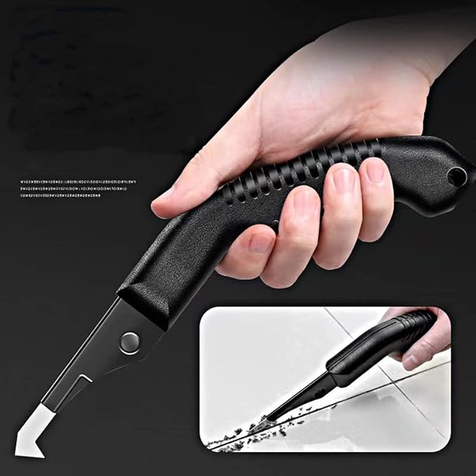 Grout Removal Tool,1 handle and 10 grouting saw blades