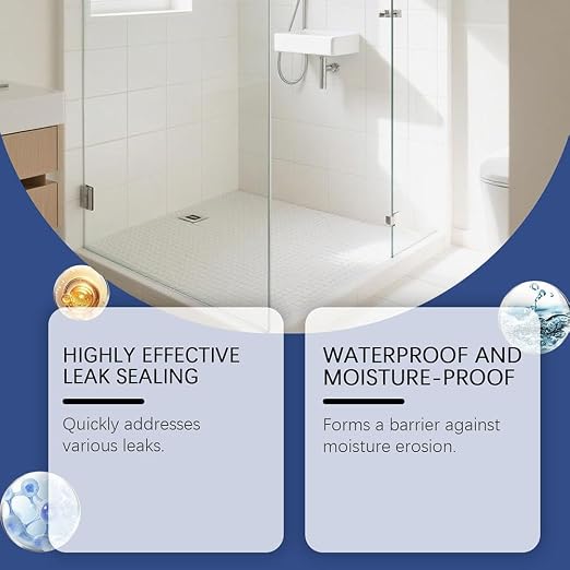 Instant Leak Fix and Waterproofing,Waterproof Leak Repair Cream, Fast Drying Sealant,Instantly Seals Cracks On Roofs,Pipes,Gutters,and Foundations,Indoor Outdoor Use,Long-Lasting Protection