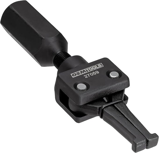 OEMTOOLS 27059 Pilot Bearing Puller Attachment For Slide Hammer, 2-Jaw Puller Pilot Bearing Removal Tool, Fits 5/8 x 18, 3/4 x 16 Thread Rods, Slide Hammer Extension Compatible With OEMTOOLS 27033