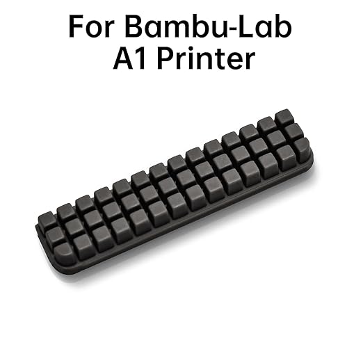 BIQU Panda Brush 6 Pieces Silicone Nozzle Wiper for Bambu-Lab A1 3D Printer Only, Heatbed Mounted Silicone Brushes, Nozzle Cleaning Tool