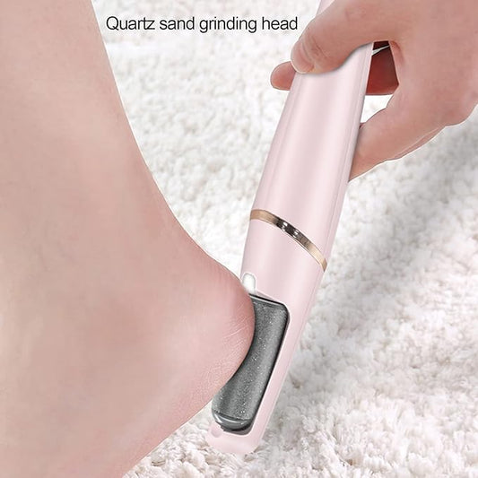 Pongnas Portable Electric Feet Callus Remover Rechargeable, Professional Foot File Scrubber Pedicure Tools with 2 Gears, Pedicure Tools kit Feet Care for Dead Skin Cracked Heels