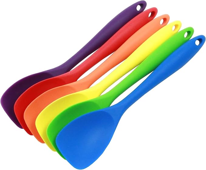 Chef Craft Premium Silicone Spoon Spatula, 11.5 inch, Orange