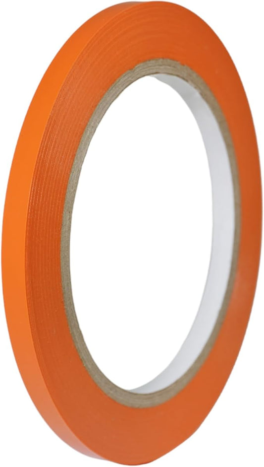 GGR SUPPLIES T.R.U. CVT-536 Orange Vinyl Pinstriping Dance Floor Tape: 1/4 in. Wide x 36 yds. Several Colors