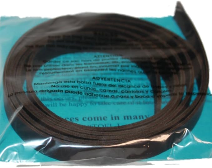 Leather Strap for Crafts & Jewelry | 72 Long × 5/8" Wide × 1/8" Thick (7-8oz) | Genuine Leather Strips for Crafts, Projects or Repairs - Black | 3-Pack