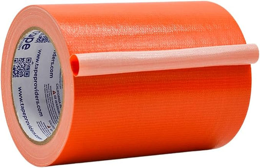 WOD DTC10 Advanced Strength Industrial Grade Racing Orange Duct Tape, 6 inch x 60 ft. Waterproof, UV Resistant For Crafts & Home Improvement