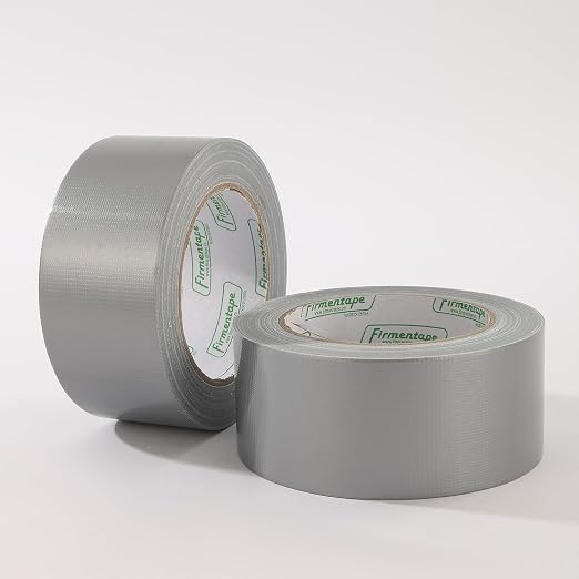 Heavy Duty Cloth Waterproof Tape 2" x50ft, Fiberglass Reinforced for Roofing/Pipes, Butyl Rubber Adhesive - Weatherproof & UV Resistant (Gray)