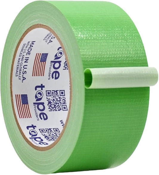WOD DTC10 Advanced Strength Industrial Grade Light Green Duct Tape, 2 inch x 60 ft. Waterproof, UV Resistant For Crafts & Home Improvement