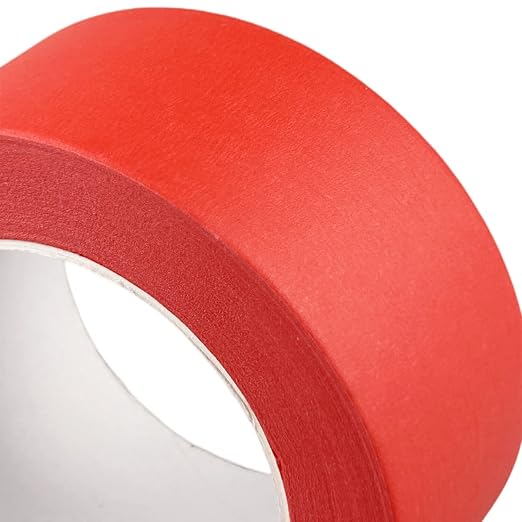 2 Inch Red Wide Masking Tape, 2 Inch X 55 Yard | Red Painters Tape
