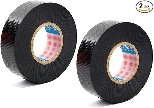 Hysagtek 2 Roll Self Amalgamating Tape Repair Rubber Waterproof Sealing Insulation with Ultra Weather-Resistant Adhesive Withstands High Heat for Electrician/Automotive Use