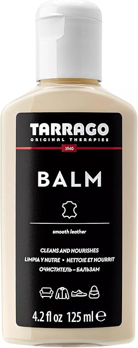 Tarrago Leather Balm Conditioner- Nourishes and Restores Color for Smooth, Patent, Exotic, and Reptile Leather - 4.23oz