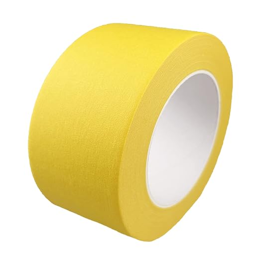 Yellow Wide Masking Tape, 3 Inch X 55 Yards | Yellow Painters Tape