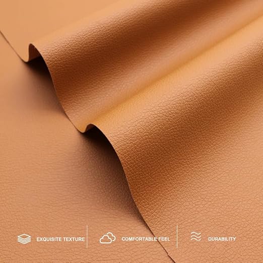 16x100 inch Leather Repair Tape Self Adhesive Strong Glue DIY Fabric Material for Sofa Desk Chair Automotive Interior Seat Skin, Dark Purple