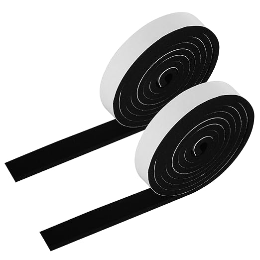 High Density Foam Tape - 3/4'' x 5/16'' x 13Ft Weatherproof Adhesive Prevent Condensation Heat Resistant Flame Retardant Weather Stripping Easy to Cut & Install & Remove for Car Doors Pipes Windows