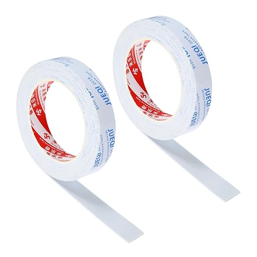 PATIKIL 3/4" W x 3/64" T x 16.4Ft EVA Single Sided Foam Tape, 2Pcs Multipurpose Sealing Strip Foam Waterproof Weather Stripping Foam Sealing Foam Strips with Adhesive for Door, White