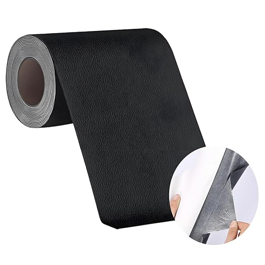 Gold Leather Repair Tape Kit,7.9x59 in Repair Kit for Furniture,Car Seat, Couch,Upgraded Strong Self Adhesive Leather Patch for Sofas,Furnitures
