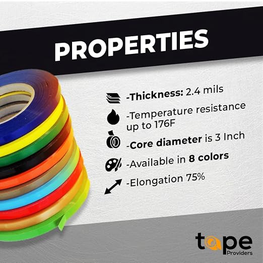 WOD Dark Green Produce Poly Bag Sealing Tape, 1/2 inch x 180 yds. for Packaging and Sealing of Meat, Gifts, or Ice Bags BSTC24PVC