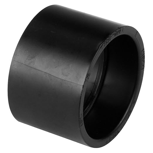 NIBCO Fig No U5801, 3 in. ABS DWV Coupling Hub, Solvent Weld