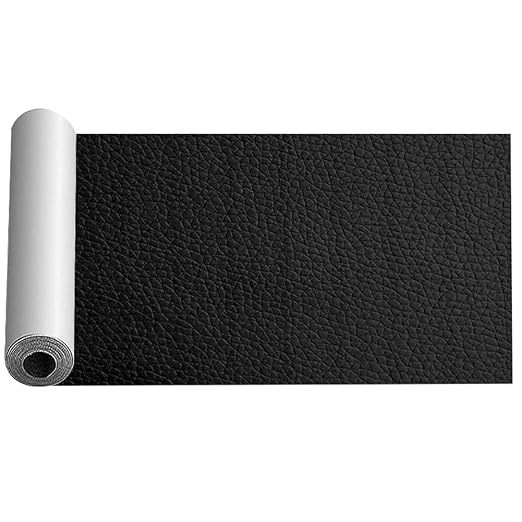 Black Leather Repair Tape Kit,7.9x59 in Repair Kit for Furniture,Car Seat, Couch,Upgraded Strong Self Adhesive Leather Patch for Sofas,Furnitures